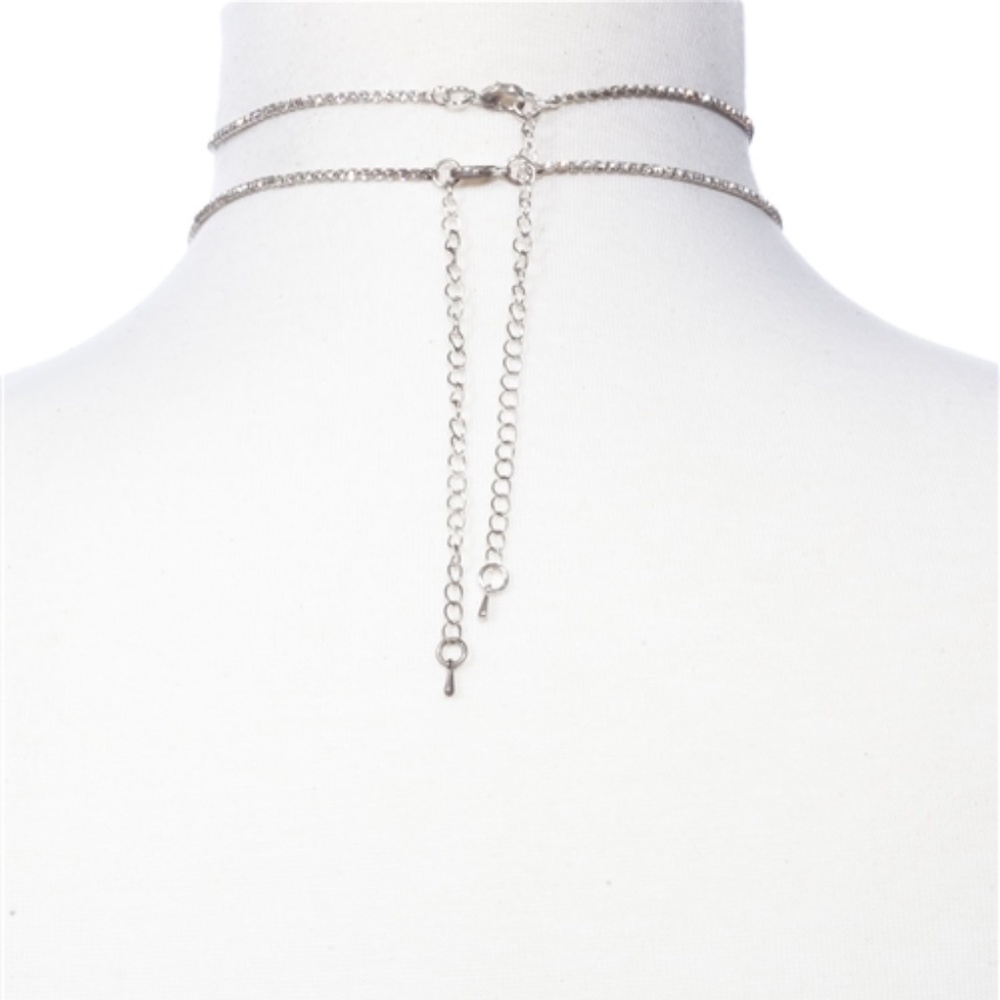 💋LAST 1💋JEWEL DROP CHOKER NECKLACE - Picture 3 of 4